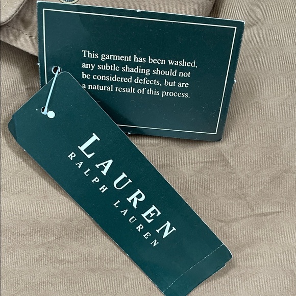 Ralph Lauren Women’s Military/Safari Vibes Khaki Long-Sleeve Snap Up Shirt S NWT - Picture 12 of 16